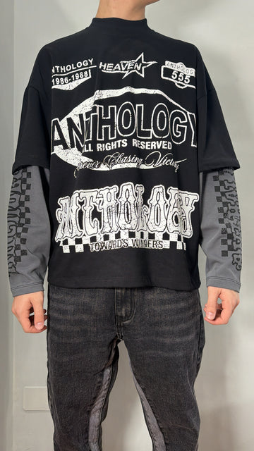 T-shirt double sleeve analoghy