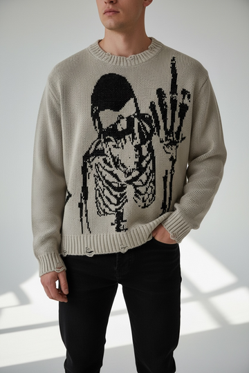 Maglione teschio bnk