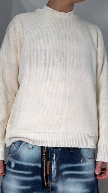 Maglione basic cotone