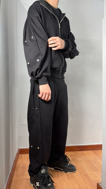 Coordinato tuta botton