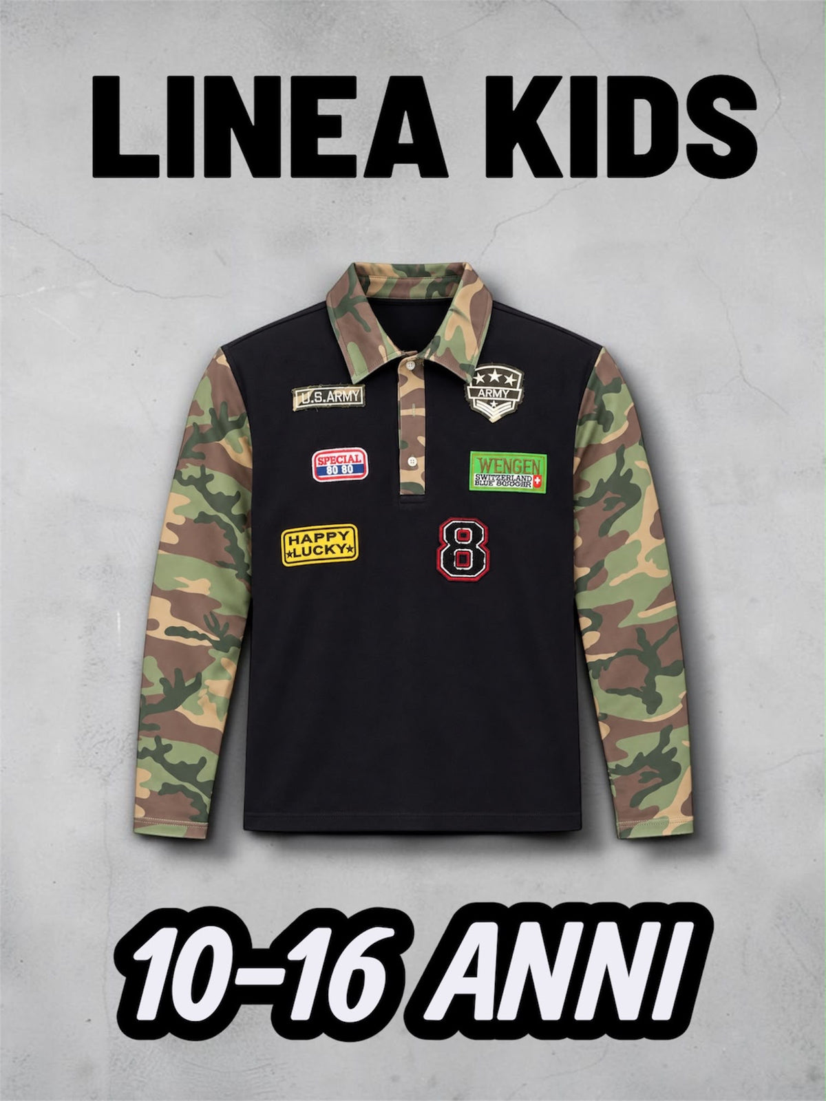 Polo mimetica jr