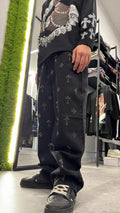 Jeans Baggy cross black