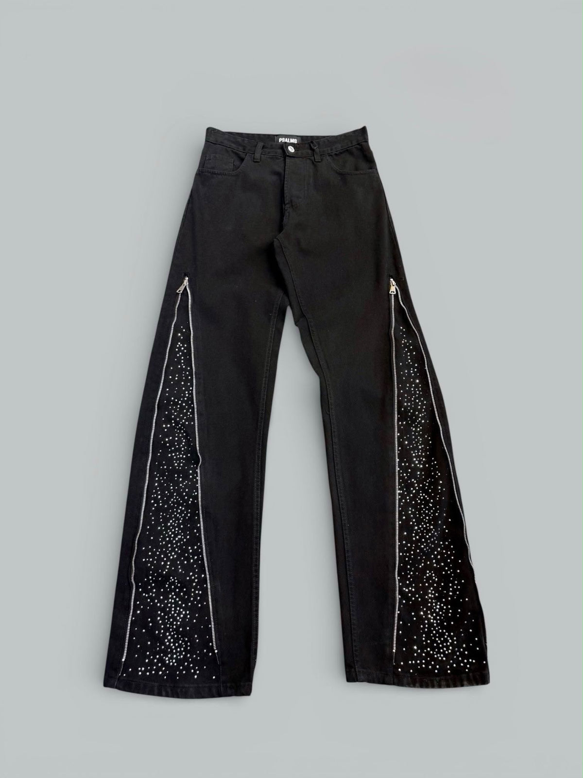 Jeans flare diamond black