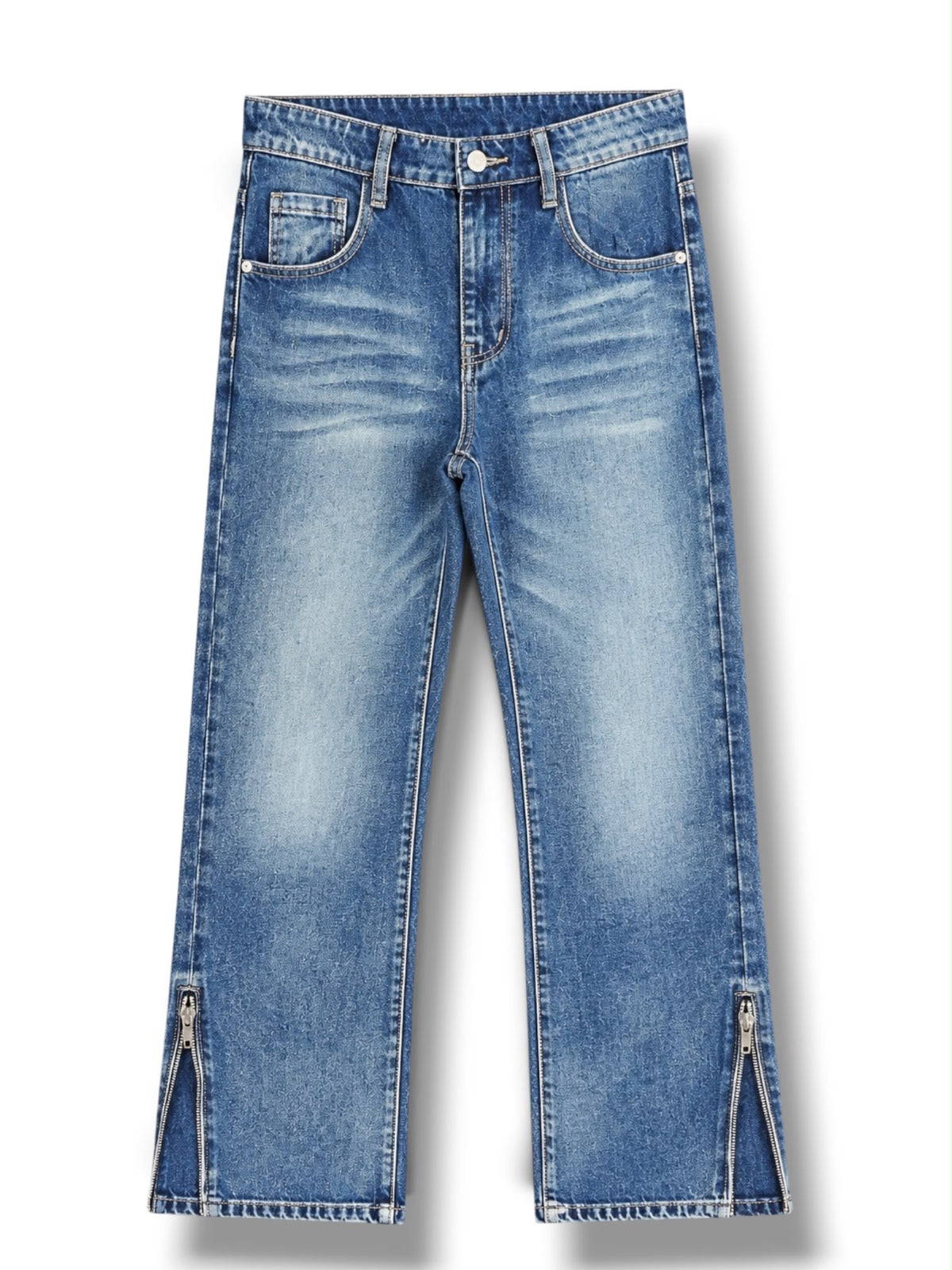 Jeans Luis zip blu