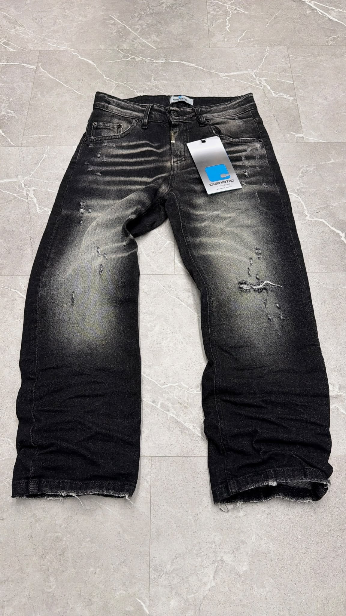 Jeans Cb baggy urban fade gray jr