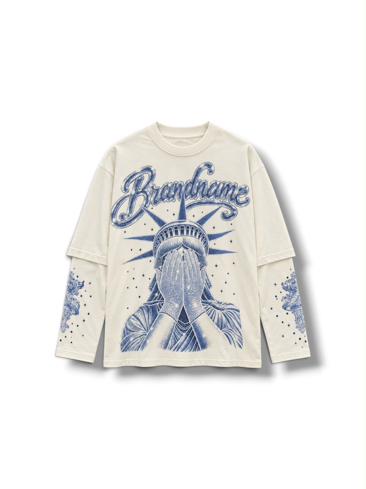 Longsleeve brandname statua