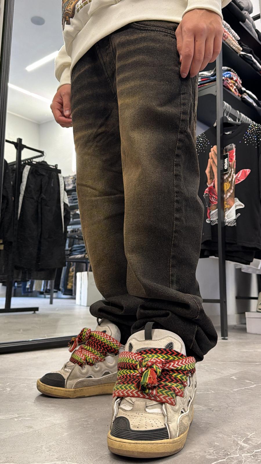 Jeans Baggy sabbia bruciata