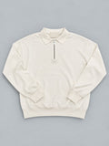 Polo zip cotone