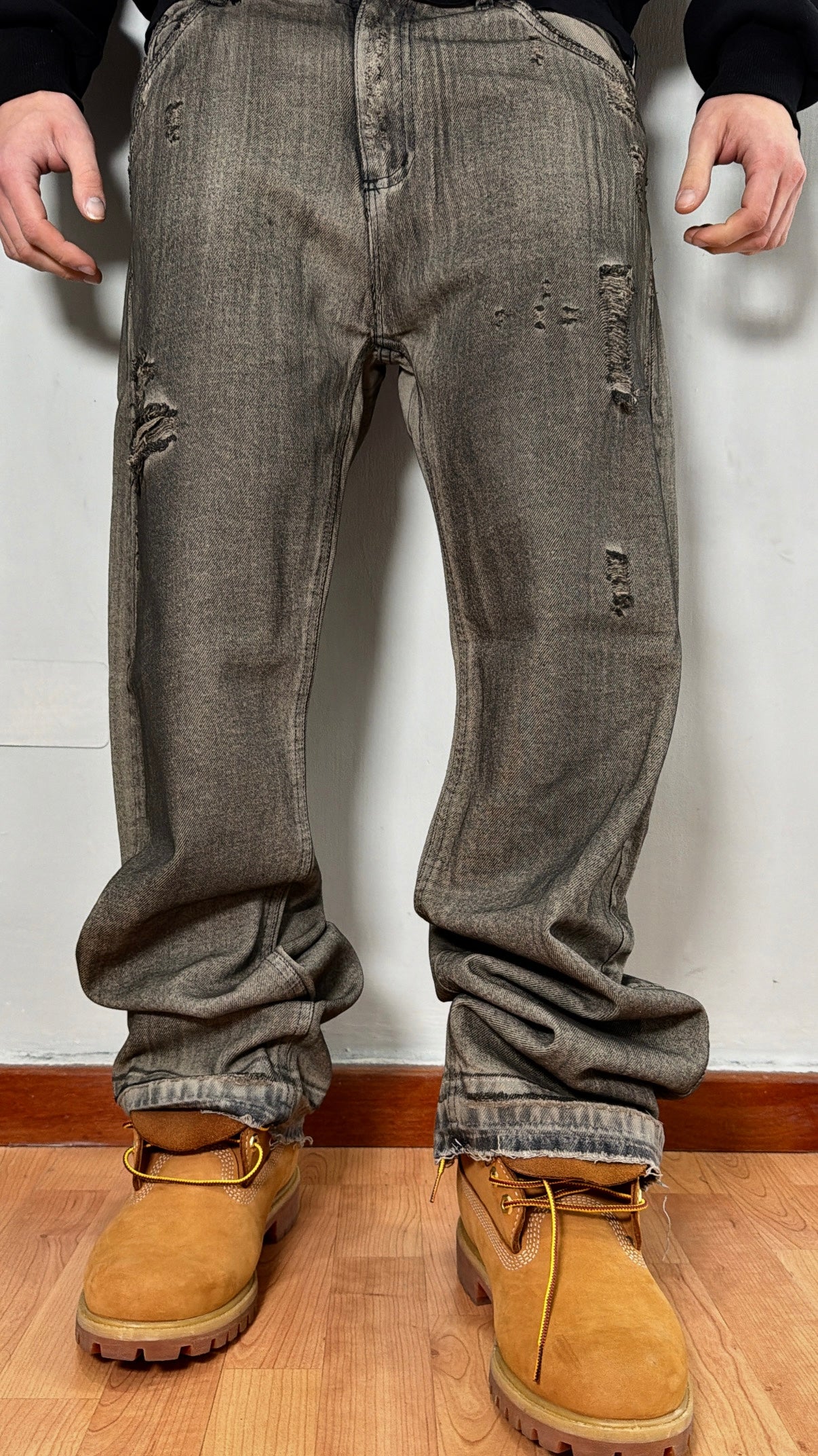 Jeans flared safari