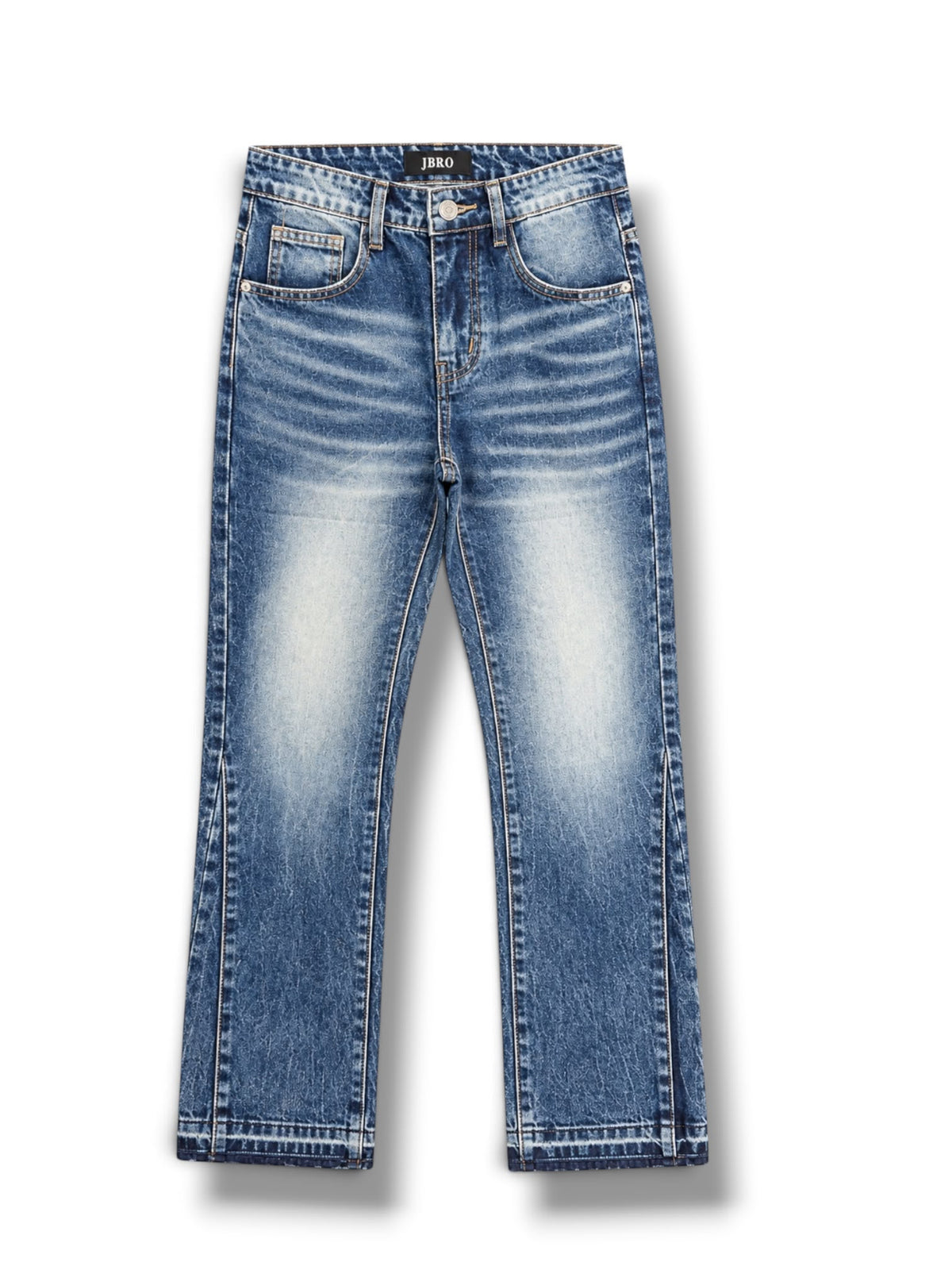 Jeans Flare basic blu jr