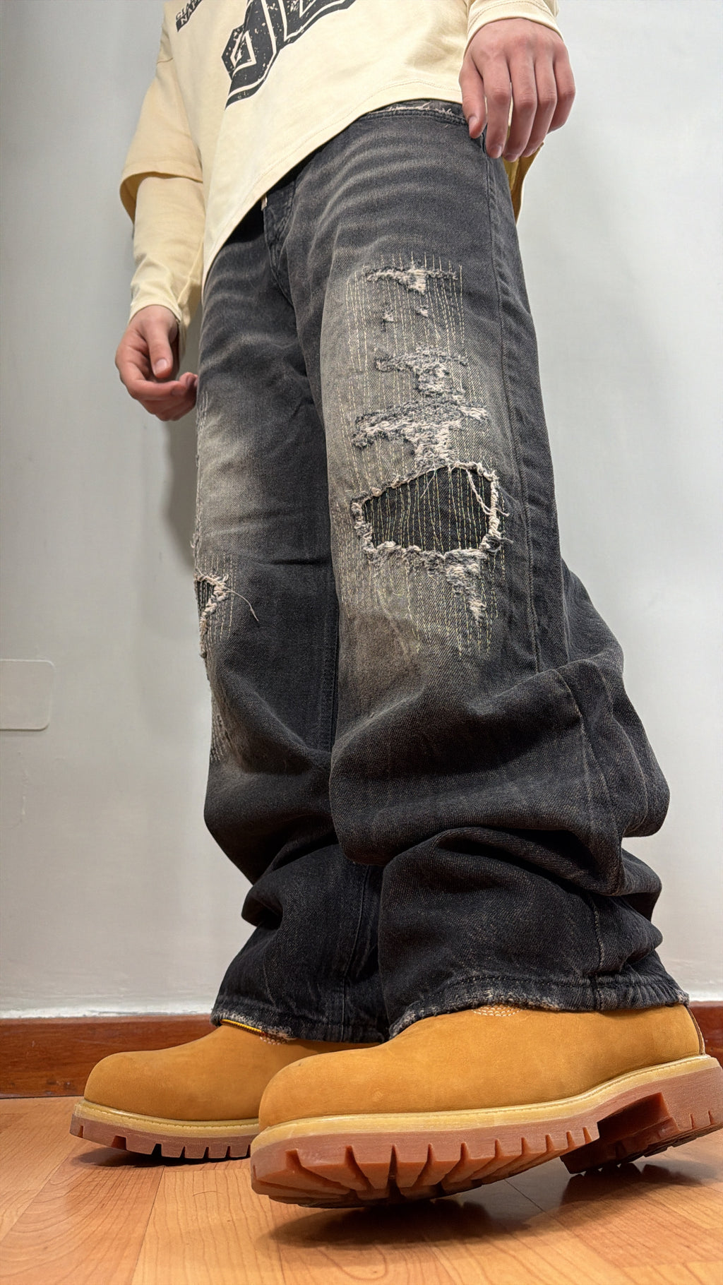 Super Baggy Repatch Black