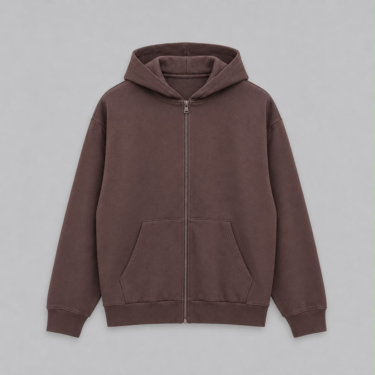 Felpa cotone zip