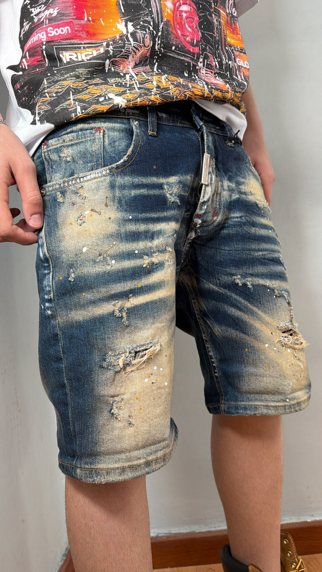 Short cannes blu