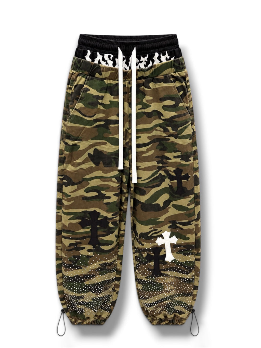 Pantalone crosses diamond