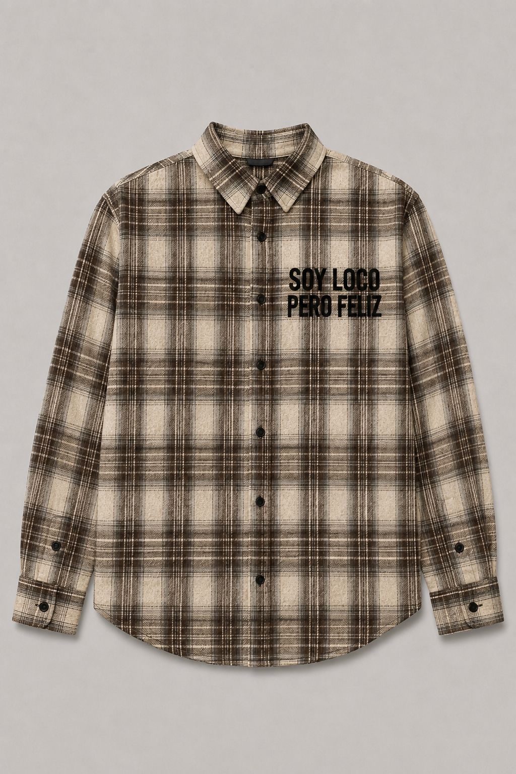 Camicia Soy loco pero feliz