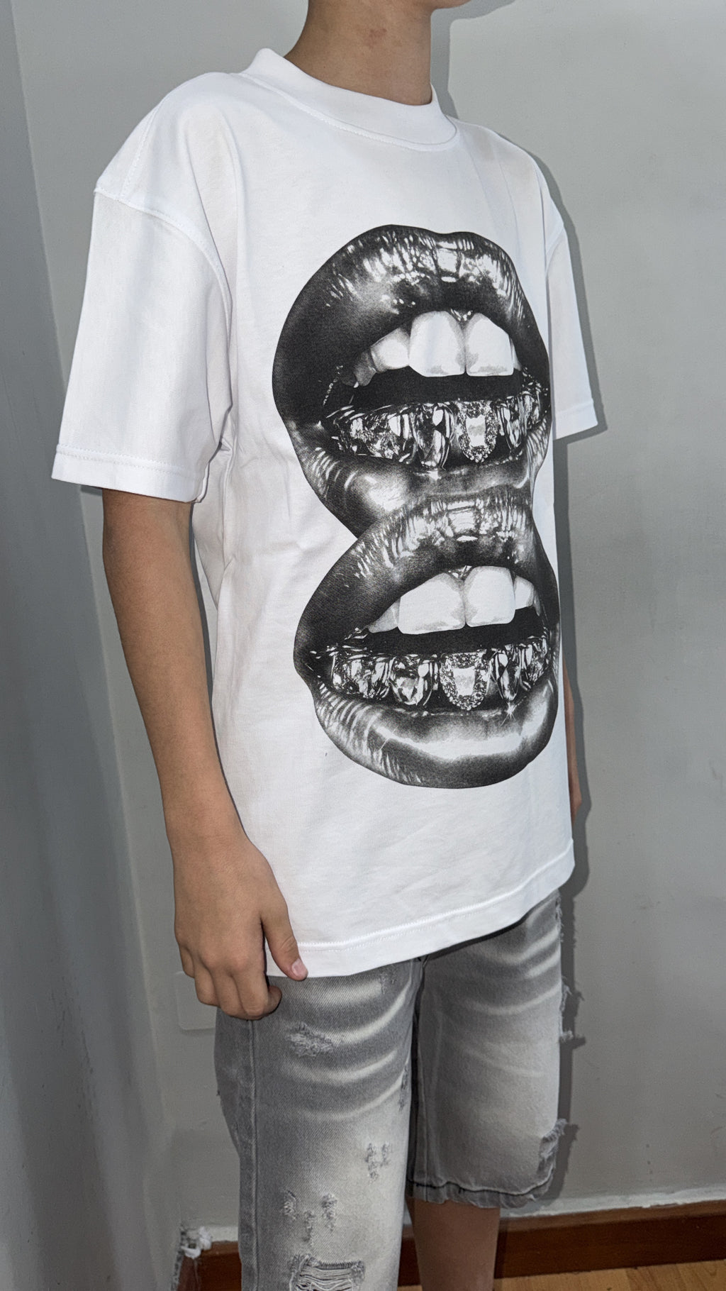T-shirt double lips jr