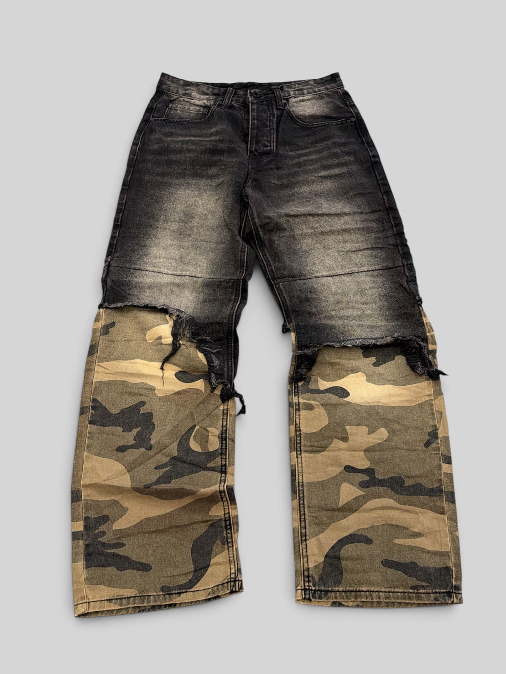 Jeans military black army