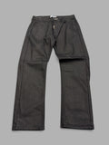 Straight fit spalmato black