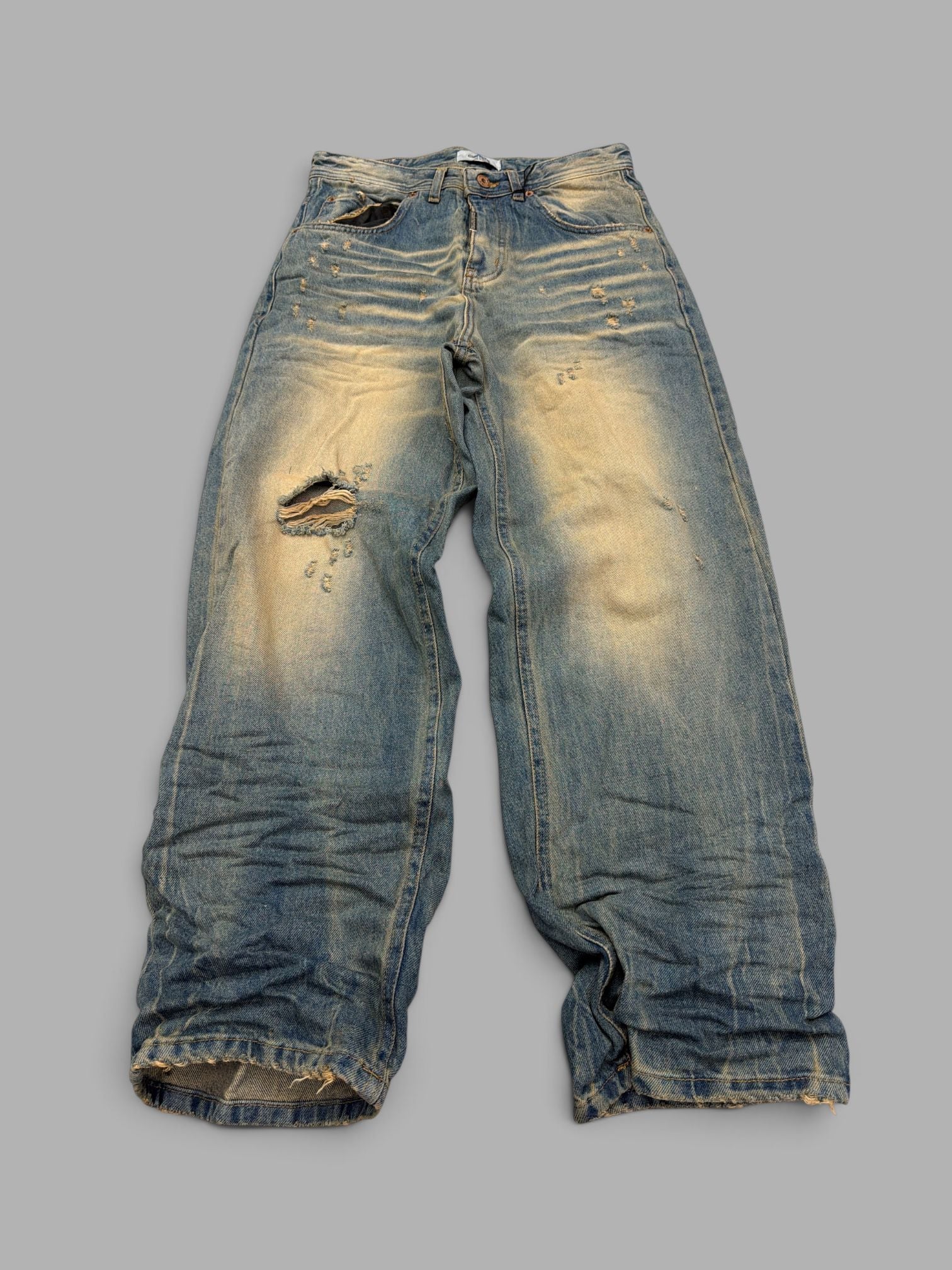 Super baggy urban fade 2 blue