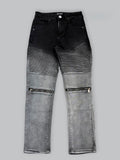 Biker degradè zip jr
