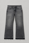 Jeans flare grey basic