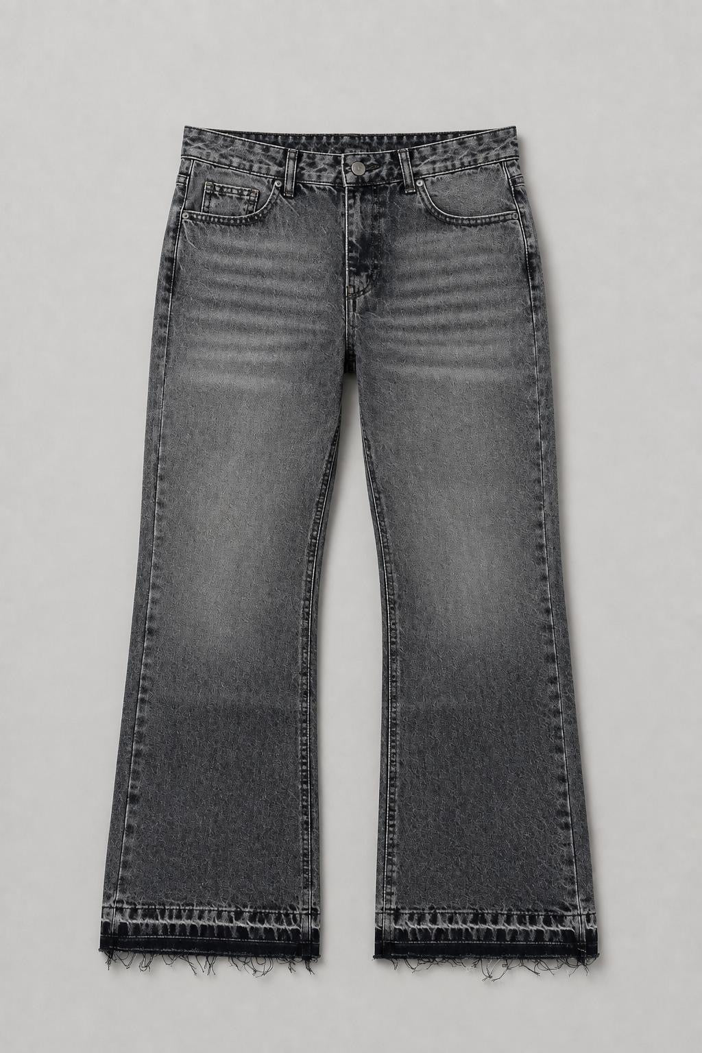 Jeans flare grey basic