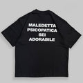 T-shirt maledetta psicopatica