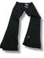 Jeans spalmato black zip