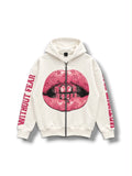 Felpa zip bocca