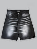 Short graffiato black