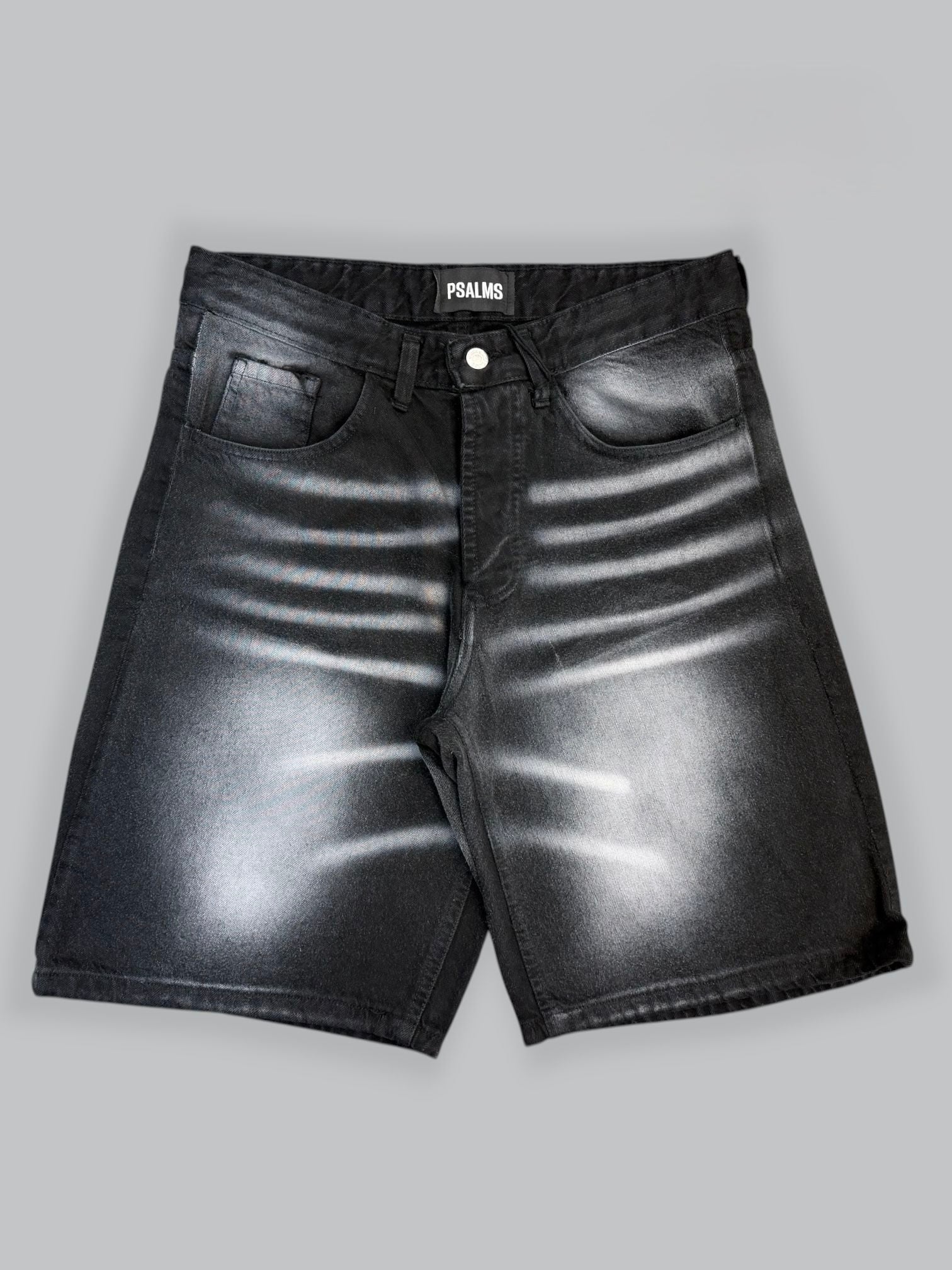 Short graffiato black
