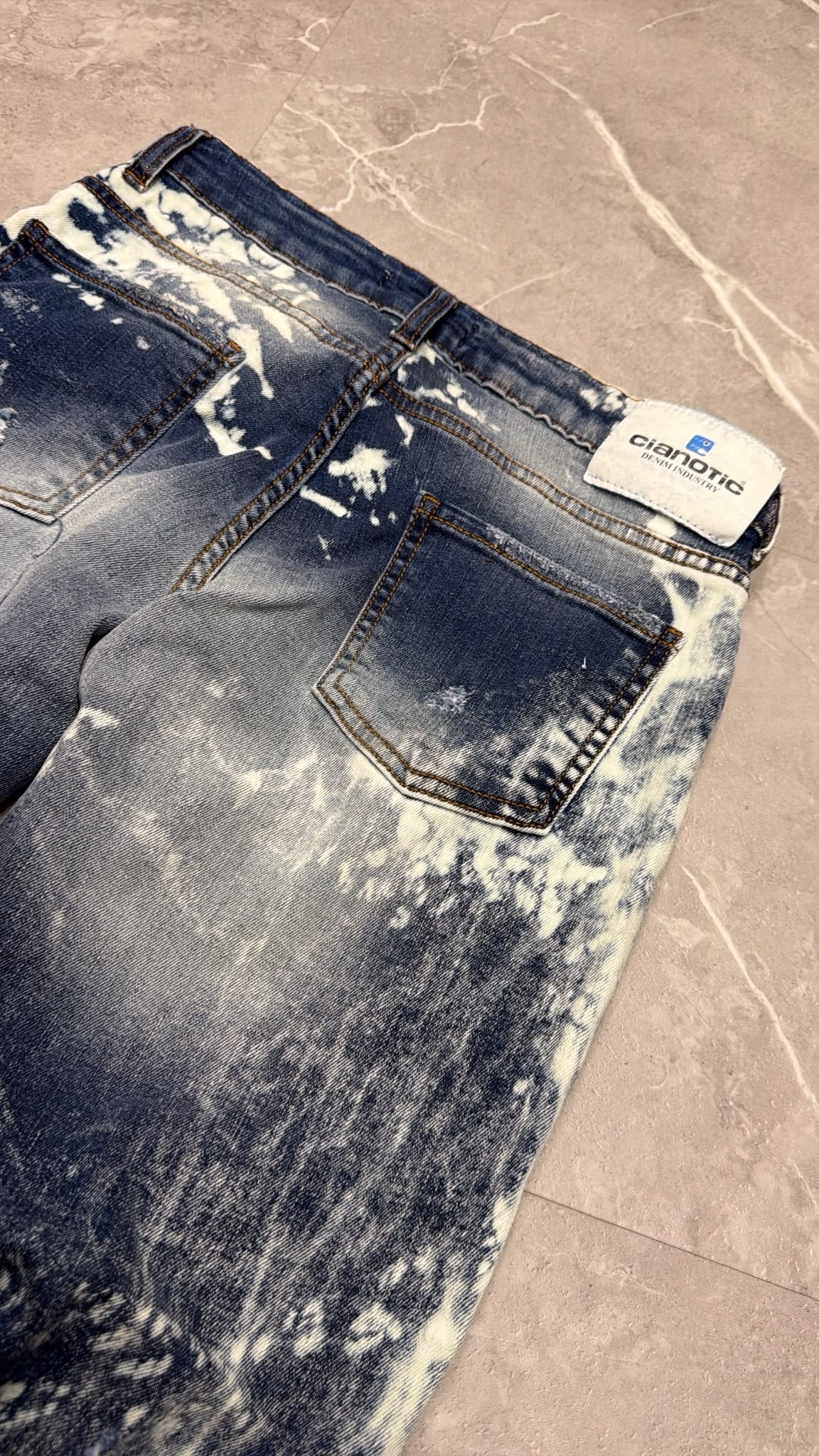Jeans cb baggy stark blu