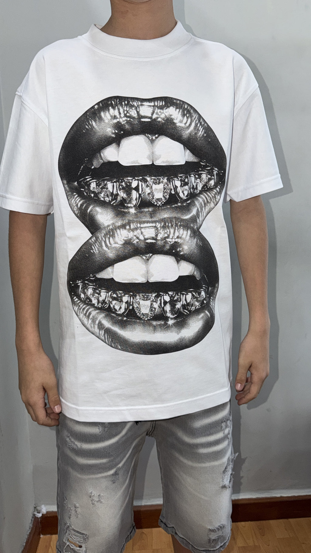 T-shirt double lips jr