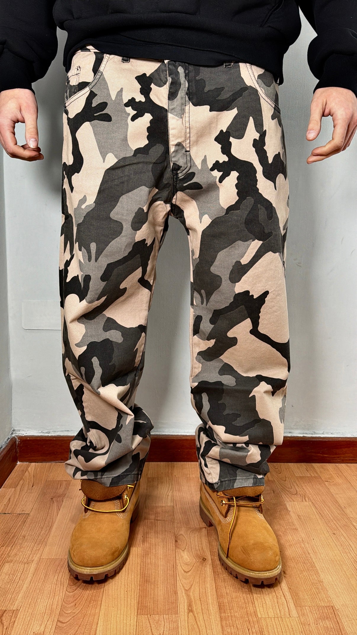 Jeans baggy military