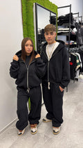 Coordinato tuta zip basic