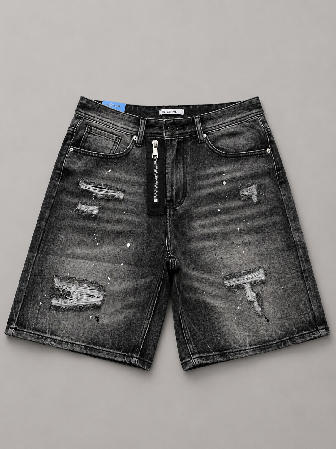 Short naples gray zip
