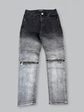 Jeans biker degradè
