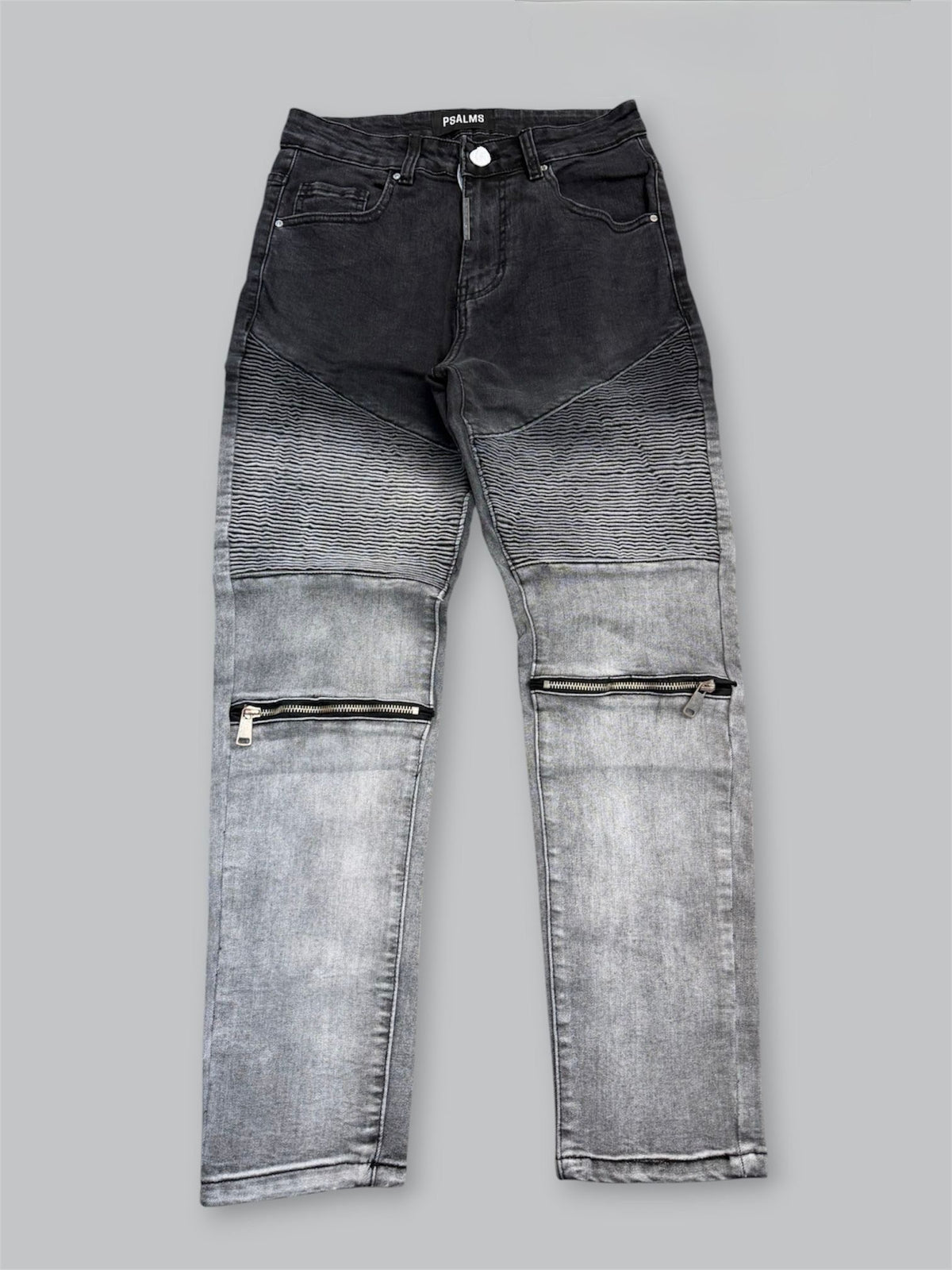 Jeans biker degradè