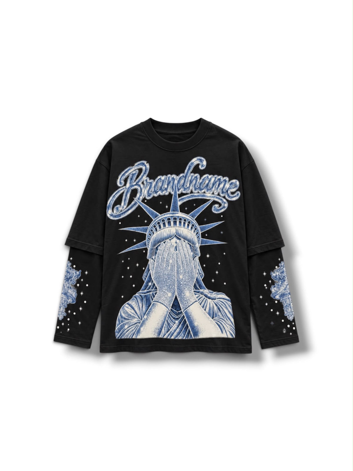 Longsleeve brandname statua