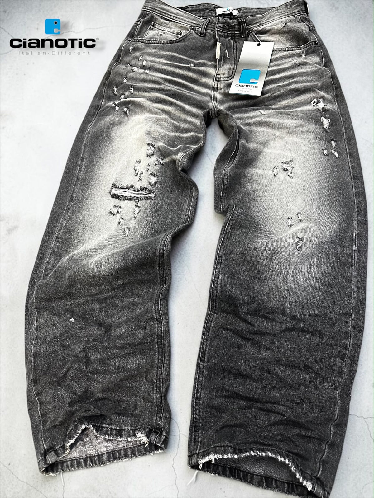 Super baggy urban fade gray