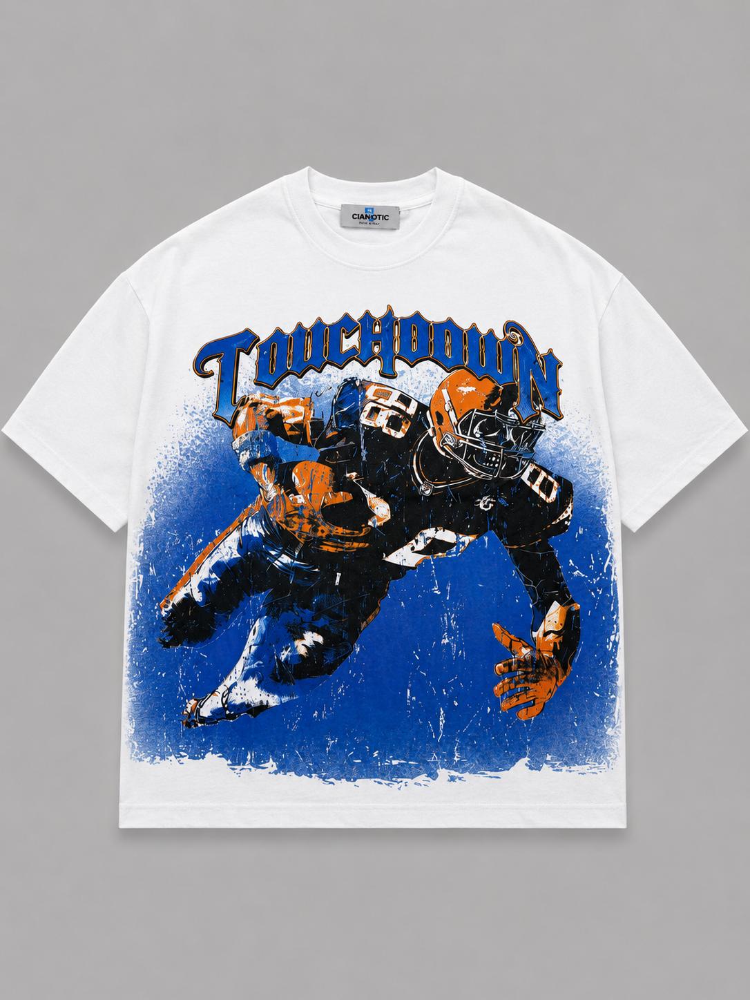 T-shirt crop touch down