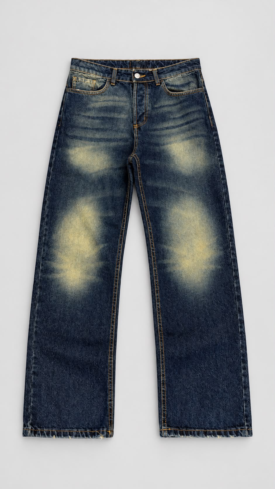 Jeans baggy sabbiato light