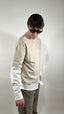 T-shirt con manica a camicia