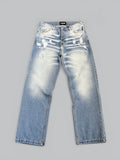 Jeans baggy cielo