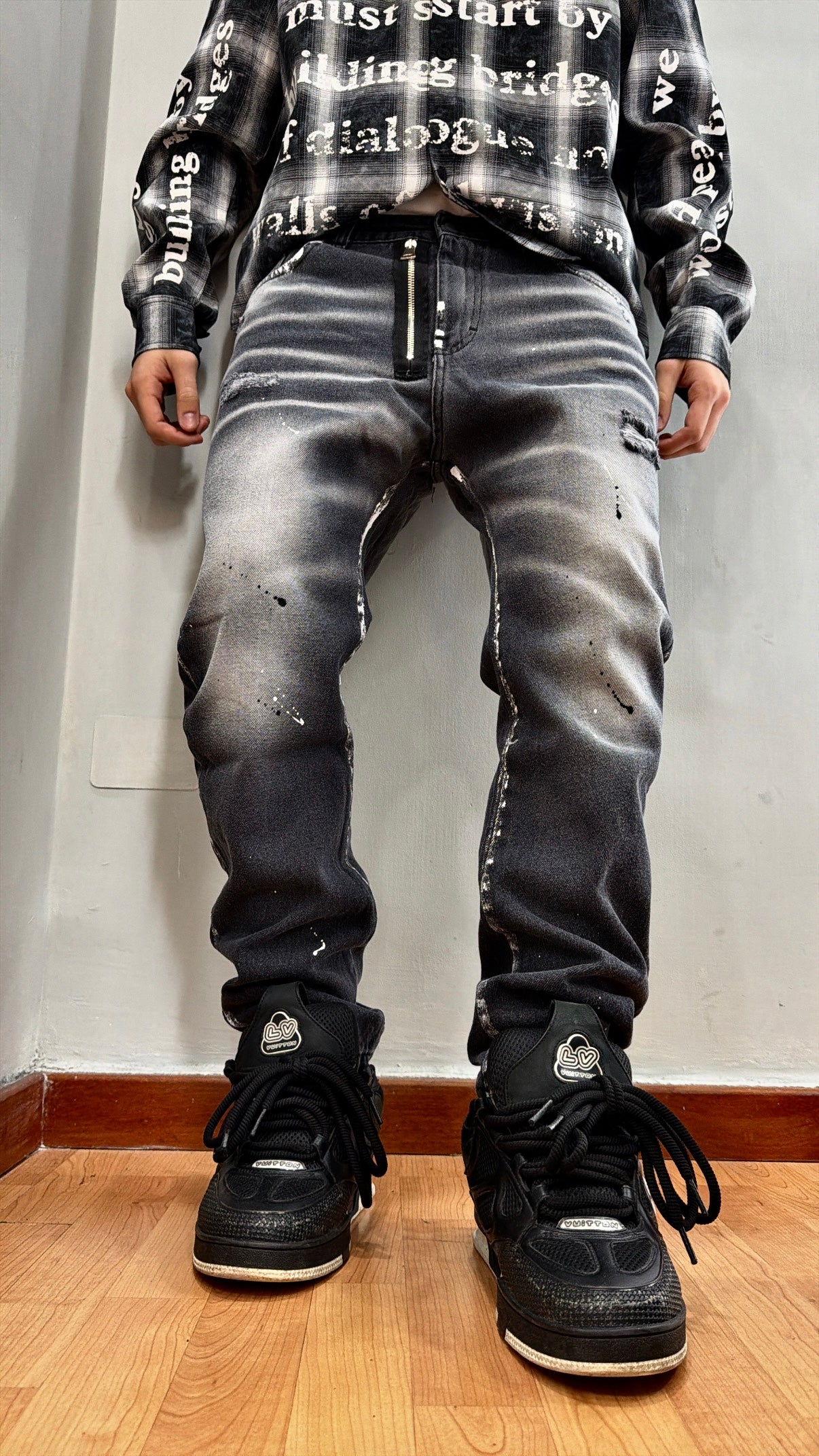 New fit dsq black zip
