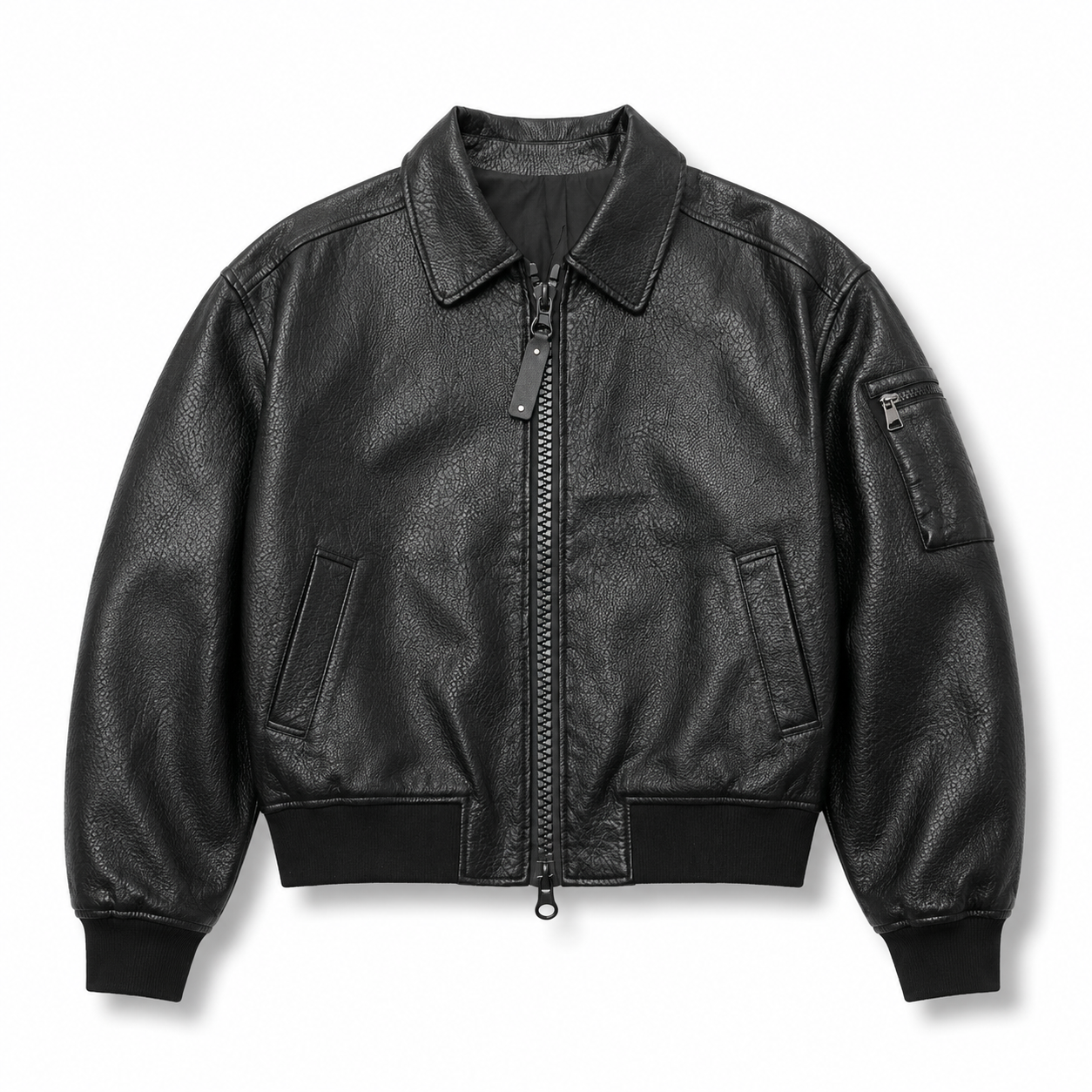Giubbotto ecopelle super zip