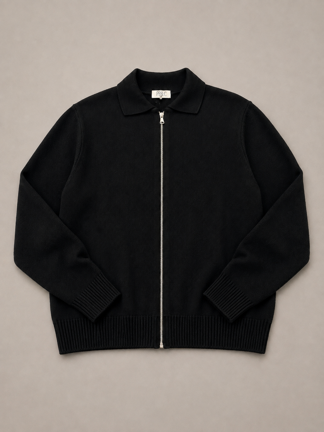 Cardigan cotone zip