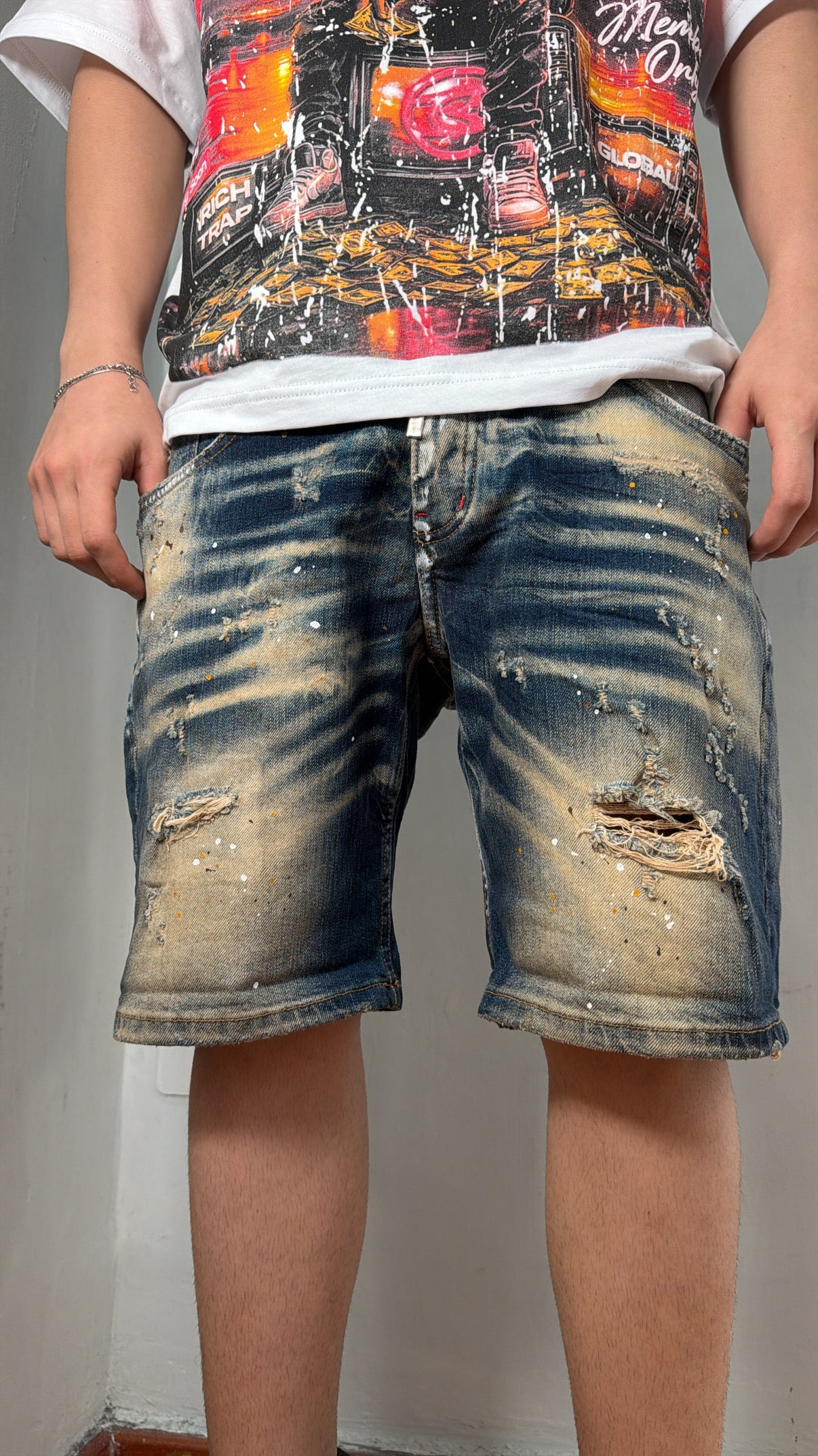 Short cannes blu
