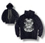 Hoodie zip Lips