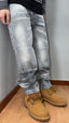 Jeans strass ragno
